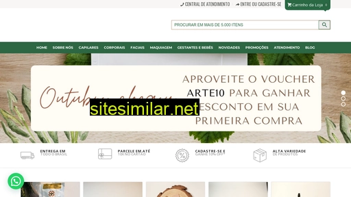 artedacosmetica.com.br alternative sites