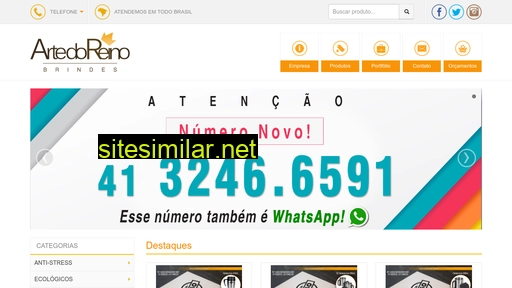 artedoreino.com.br alternative sites