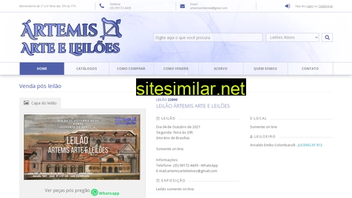 artemisarteleiloes.com.br alternative sites