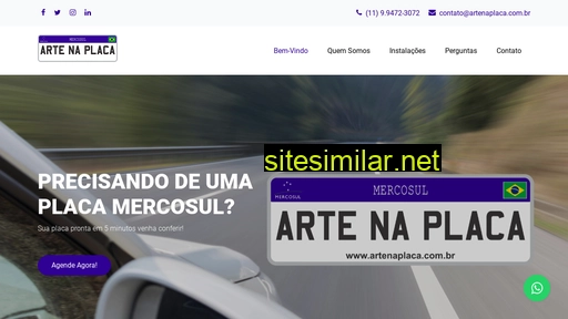 artenaplaca.com.br alternative sites