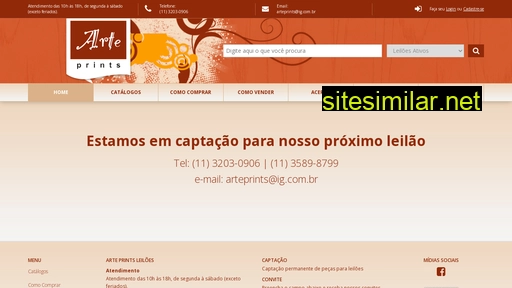 arteprintsleiloes.com.br alternative sites