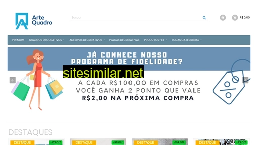artequadro.com.br alternative sites