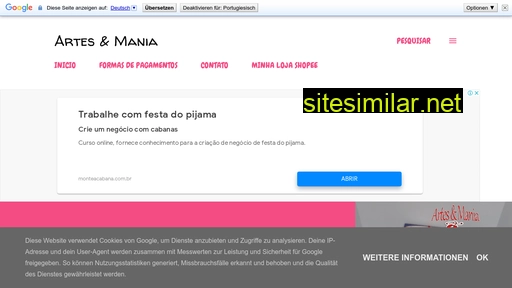 artesmania.com.br alternative sites