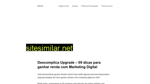 aslgo.org.br alternative sites