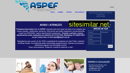 aspef.com.br alternative sites