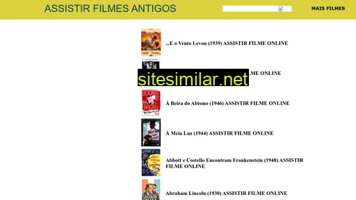 assistirfilmesantigos.com.br alternative sites