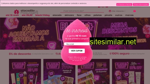 atacadaodasmaquiagens.com.br alternative sites