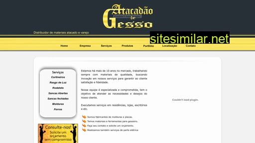 atacadaodegesso.com.br alternative sites