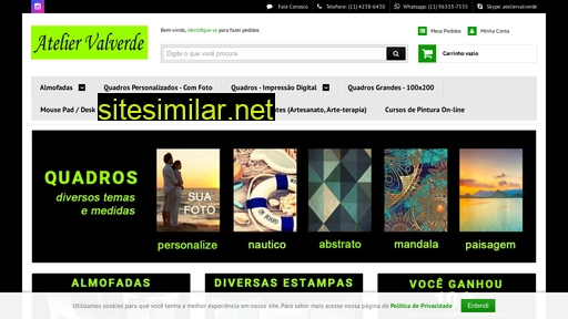 ateliervalverdeloja.com.br alternative sites