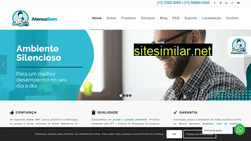atenuasom.com.br alternative sites