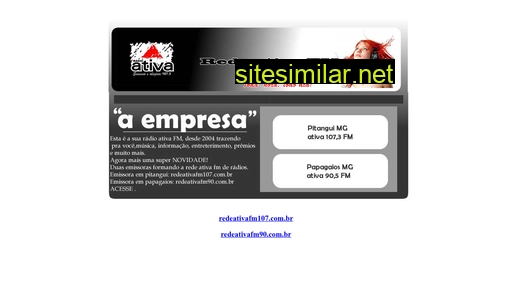 ativa107.com.br alternative sites