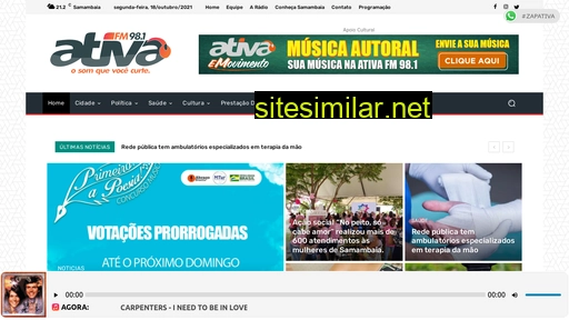 ativafm98.com.br alternative sites