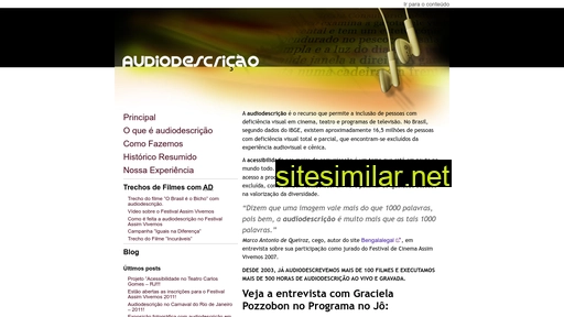 audiodescricao.com.br alternative sites