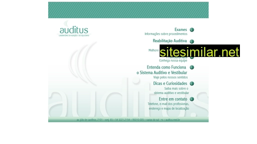 auditus.med.br alternative sites