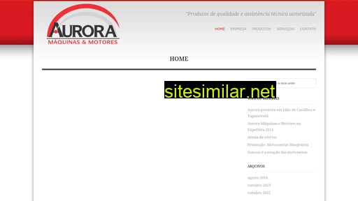 auroramaquinas.com.br alternative sites