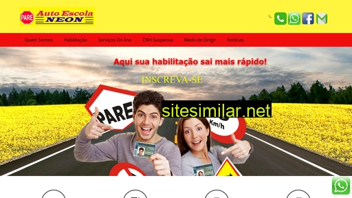 autoescolaneon.com.br alternative sites