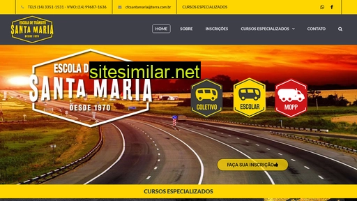 autoescolasantamaria.com.br alternative sites