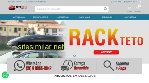 autopartsonline.com.br alternative sites