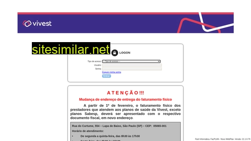autorizacaofuncesp.facilinformatica.com.br alternative sites