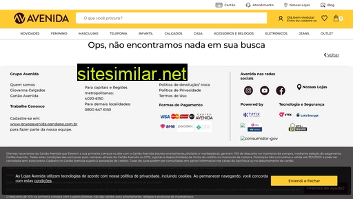 avenida.com.br alternative sites