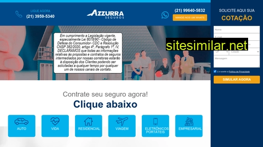 azzurraseguros.com.br alternative sites