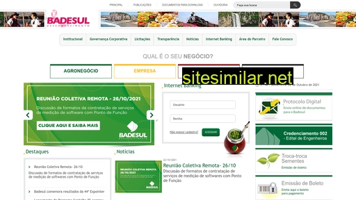 badesul.com.br alternative sites