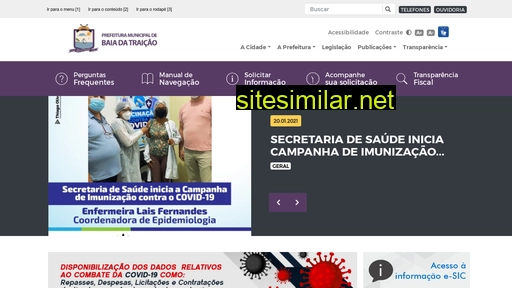 baiadatraicao.pb.gov.br alternative sites