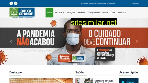 baixagrande.ba.gov.br alternative sites