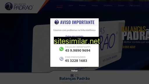 balancaspadrao.com.br alternative sites