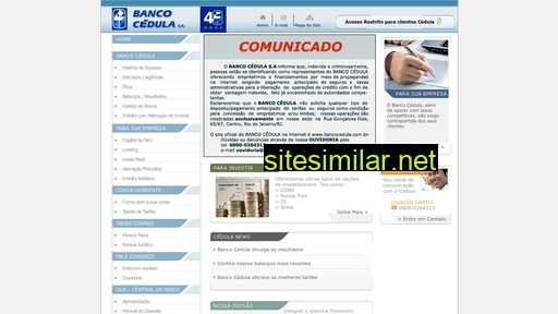 bancocedula.com.br alternative sites