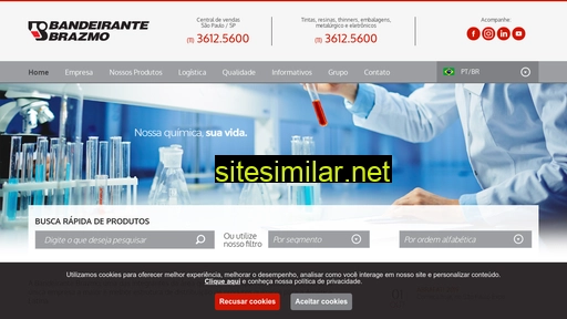 bandeirantequimica.com.br alternative sites