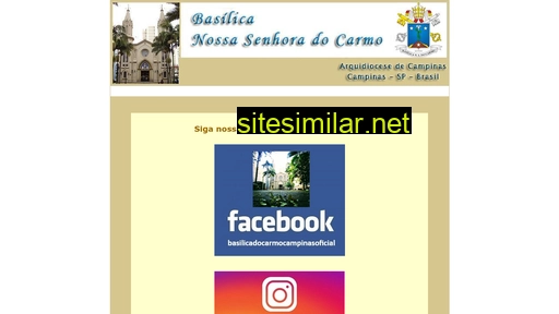 basilicadocarmocampinas.org.br alternative sites