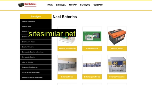 bateriasnael.com.br alternative sites