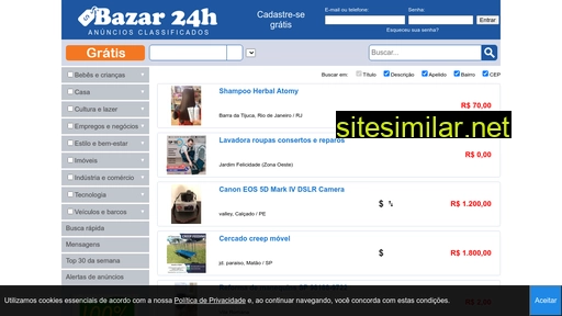 bazar24h.com.br alternative sites