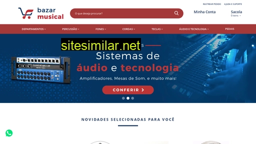 bazarmusical.com.br alternative sites