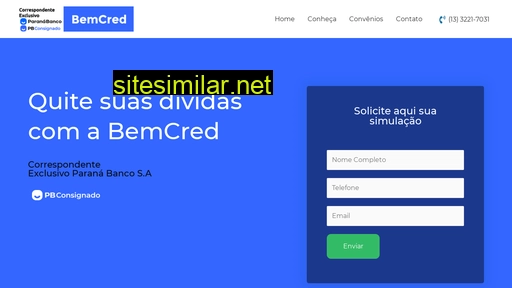 bemcred.com.br alternative sites