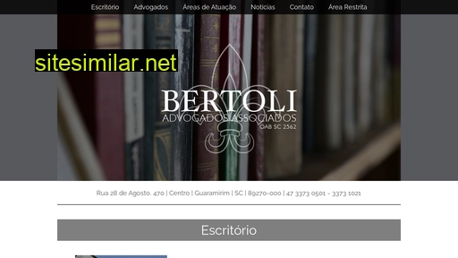 bertoli.adv.br alternative sites