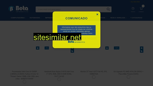 betainformatica.com.br alternative sites