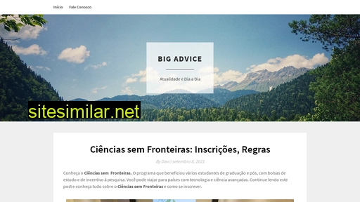 bigadvice.com.br alternative sites