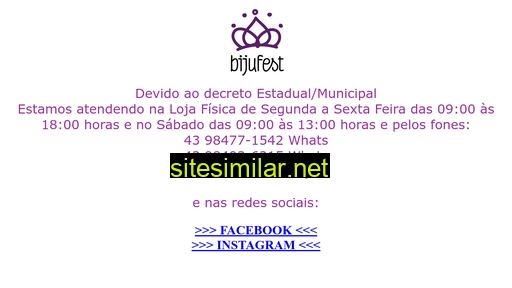 bijufest.com.br alternative sites
