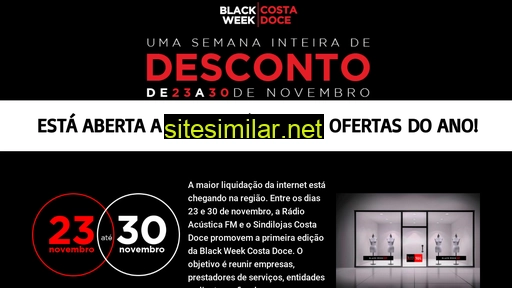 blackweekcostadoce.com.br alternative sites