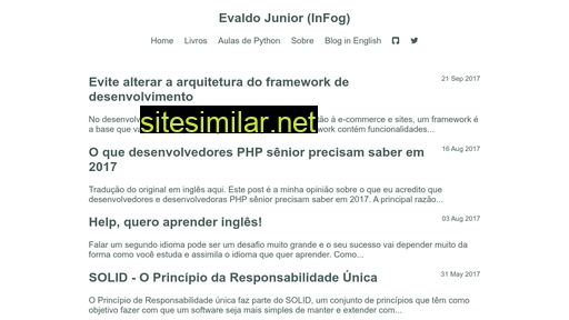 blog.evaldojunior.com.br alternative sites