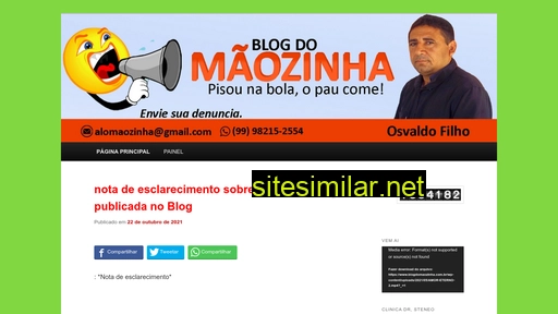 blogdomaozinha.com.br alternative sites