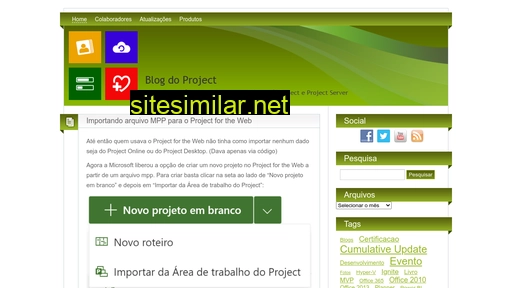 blogdoproject.com.br alternative sites