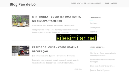 blogpaodelo.com.br alternative sites