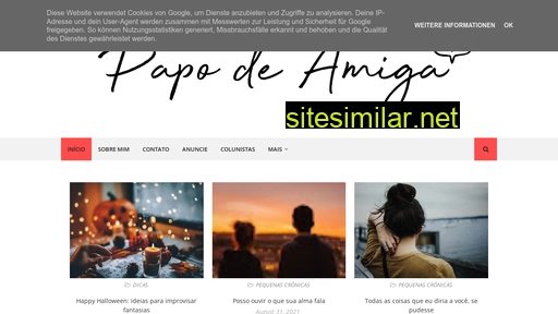 Blogpapodeamiga similar sites