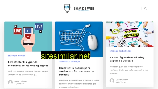 bomdeweb.com.br alternative sites