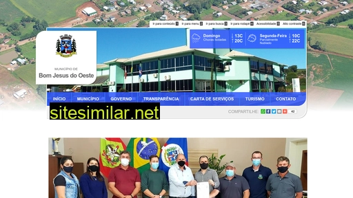 bomjesusdooeste.sc.gov.br alternative sites