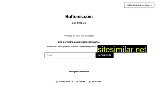 bottoms.com.br alternative sites