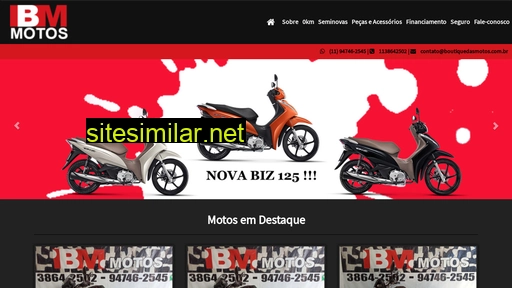 boutiquedasmotos.com.br alternative sites